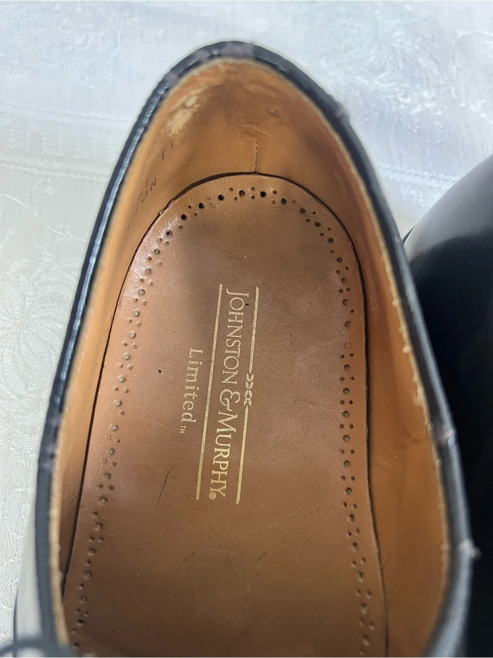 Johnston & Murphy Limited Men’s Dress Shoes Black Leather Lace Up 9.5